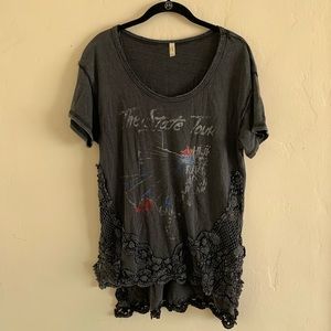 Free People detailed tee